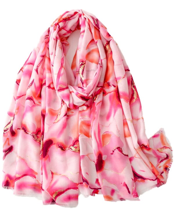 Lyserødt-mønstret-tørklæde